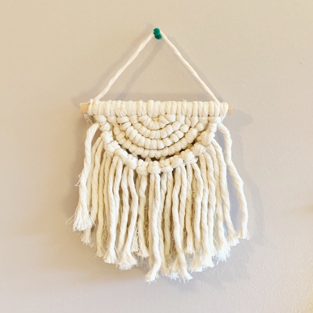 Mini Macrame Wall Hanging